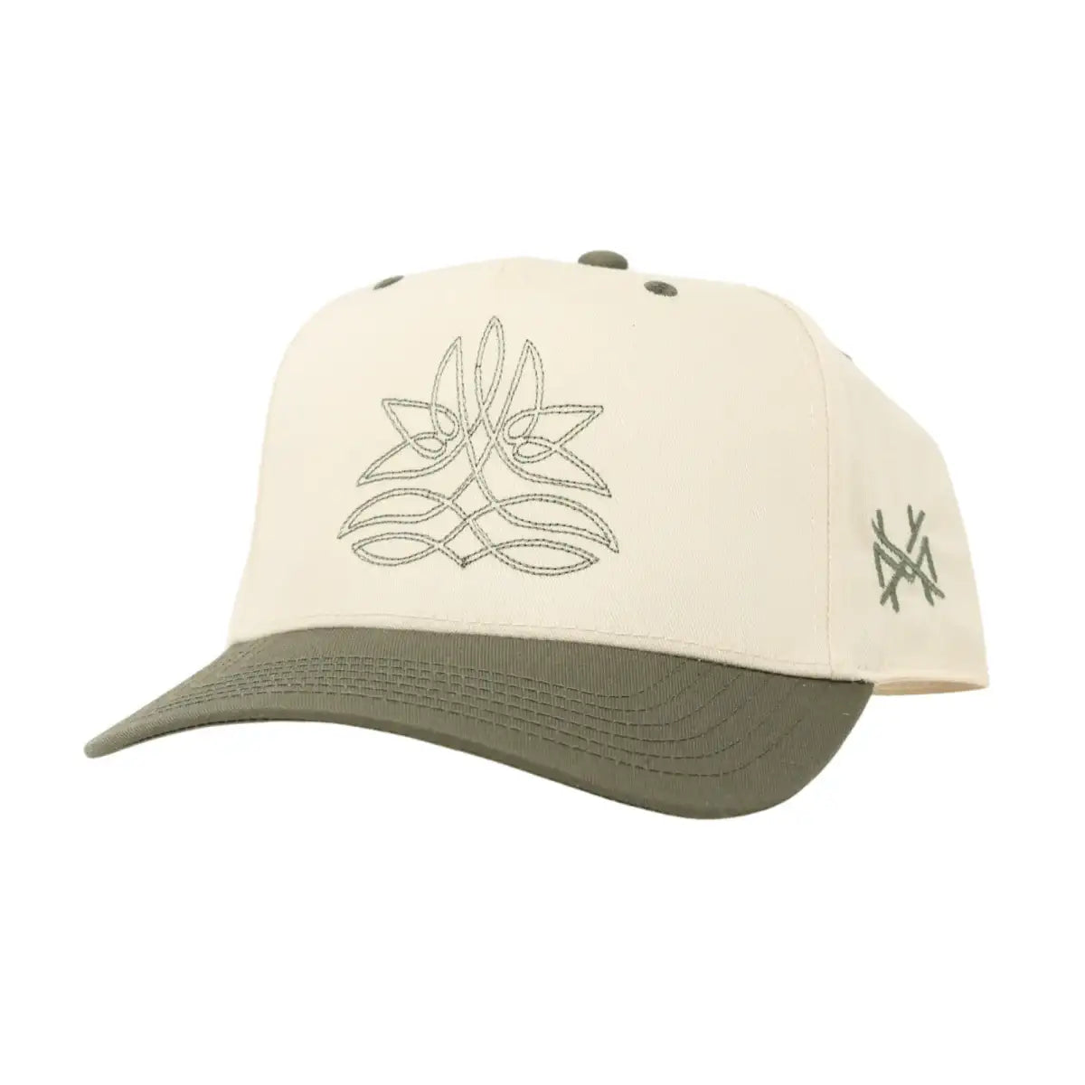 Boot Stitch Snapback Hat